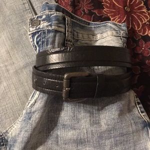 MENS JEANS AND BELT BUNDLE